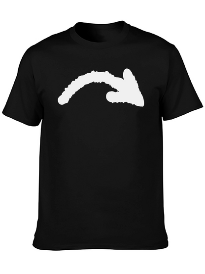 Arrow Graphic Black T-Shirt - Directional Style