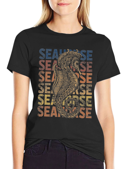 Vintage Seahorse Graphic Tee