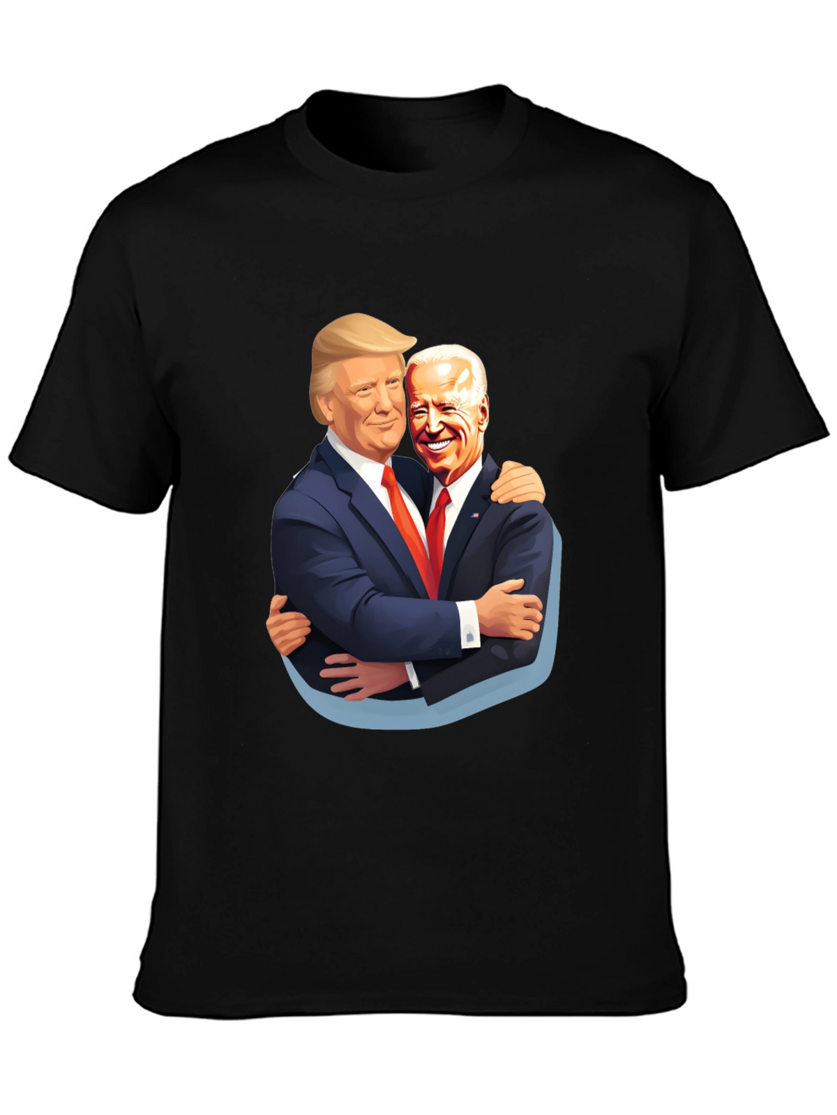 Trump Biden Hug T-Shirt - Political Humor Tee