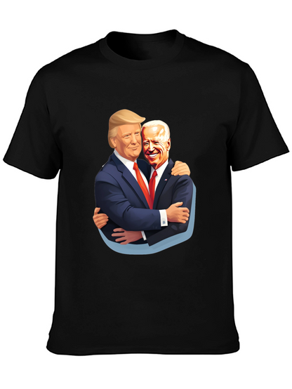 Trump Biden Hug T-Shirt - Political Humor Tee