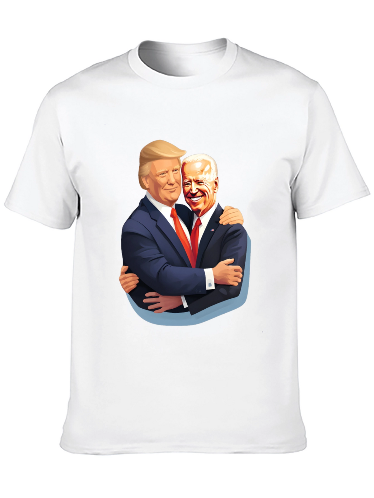 Trump Biden Hug T-Shirt - Political Humor Tee