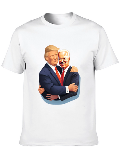 Trump Biden Hug T-Shirt - Political Humor Tee