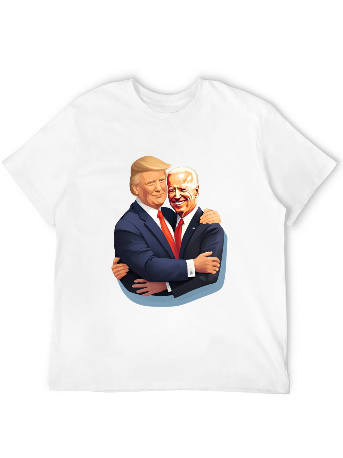 Trump Biden Hug T-Shirt - Political Humor Tee