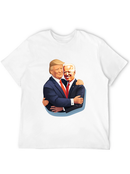 Trump Biden Hug T-Shirt - Political Humor Tee