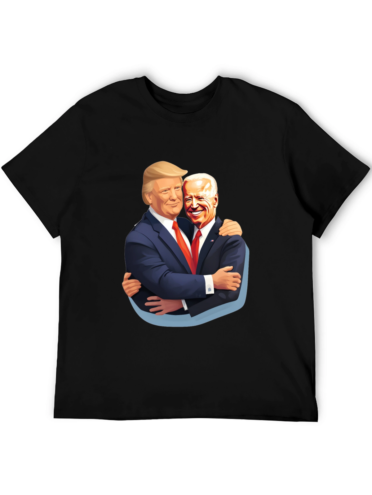 Trump Biden Hug T-Shirt - Political Humor Tee