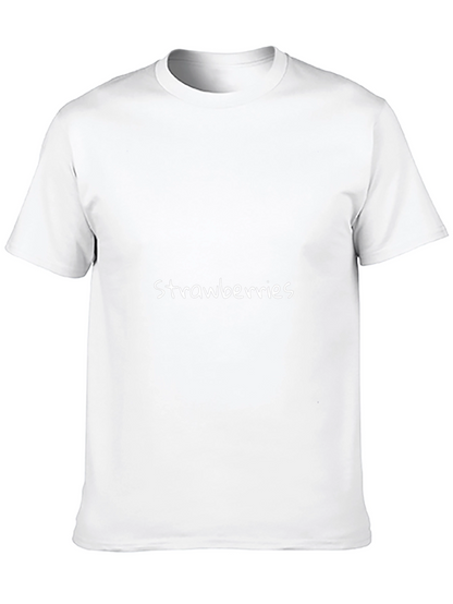 Strawberries Graphic Tee - Black