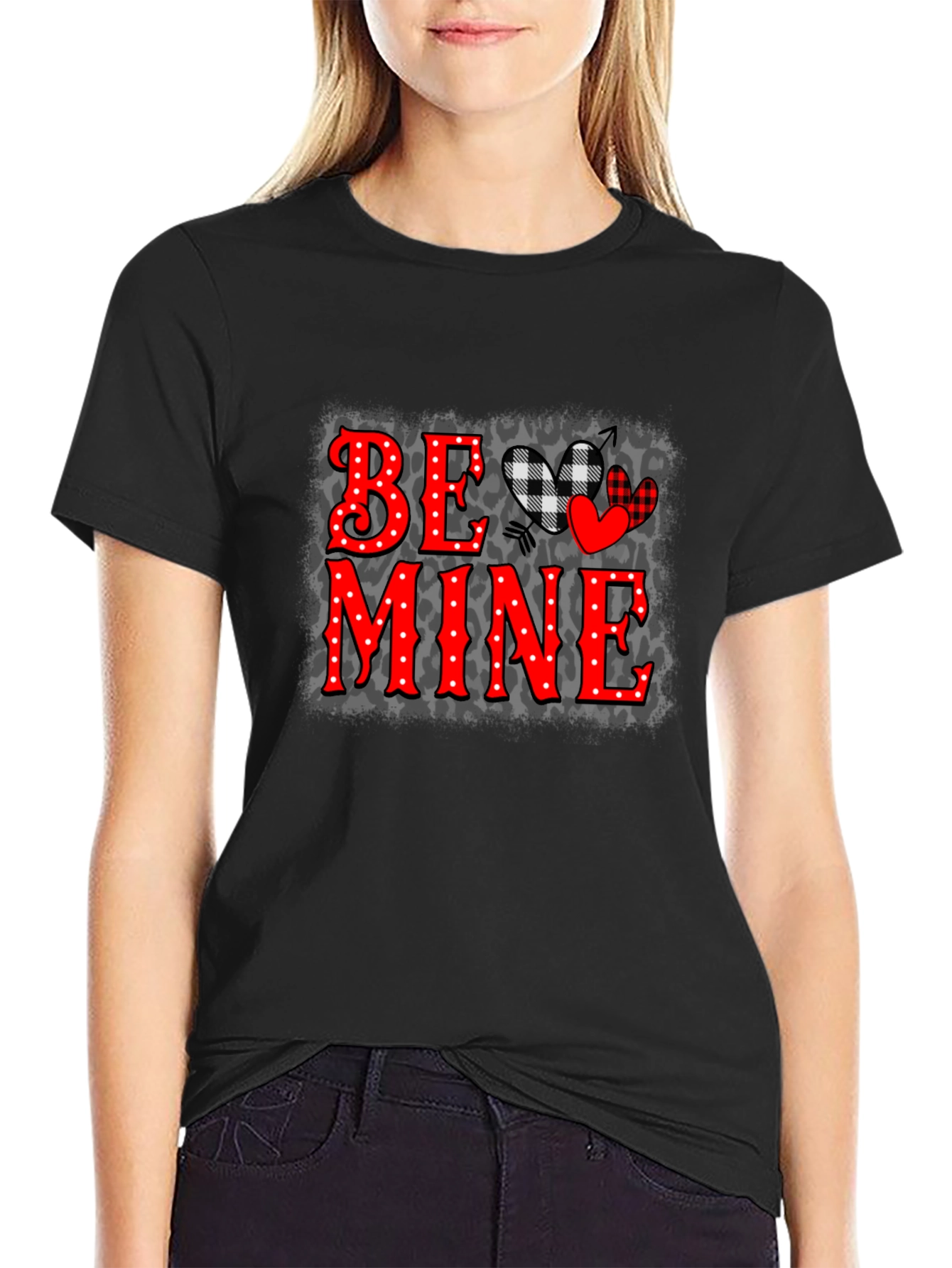 Be Mine Valentines Day Graphic T-Shirt