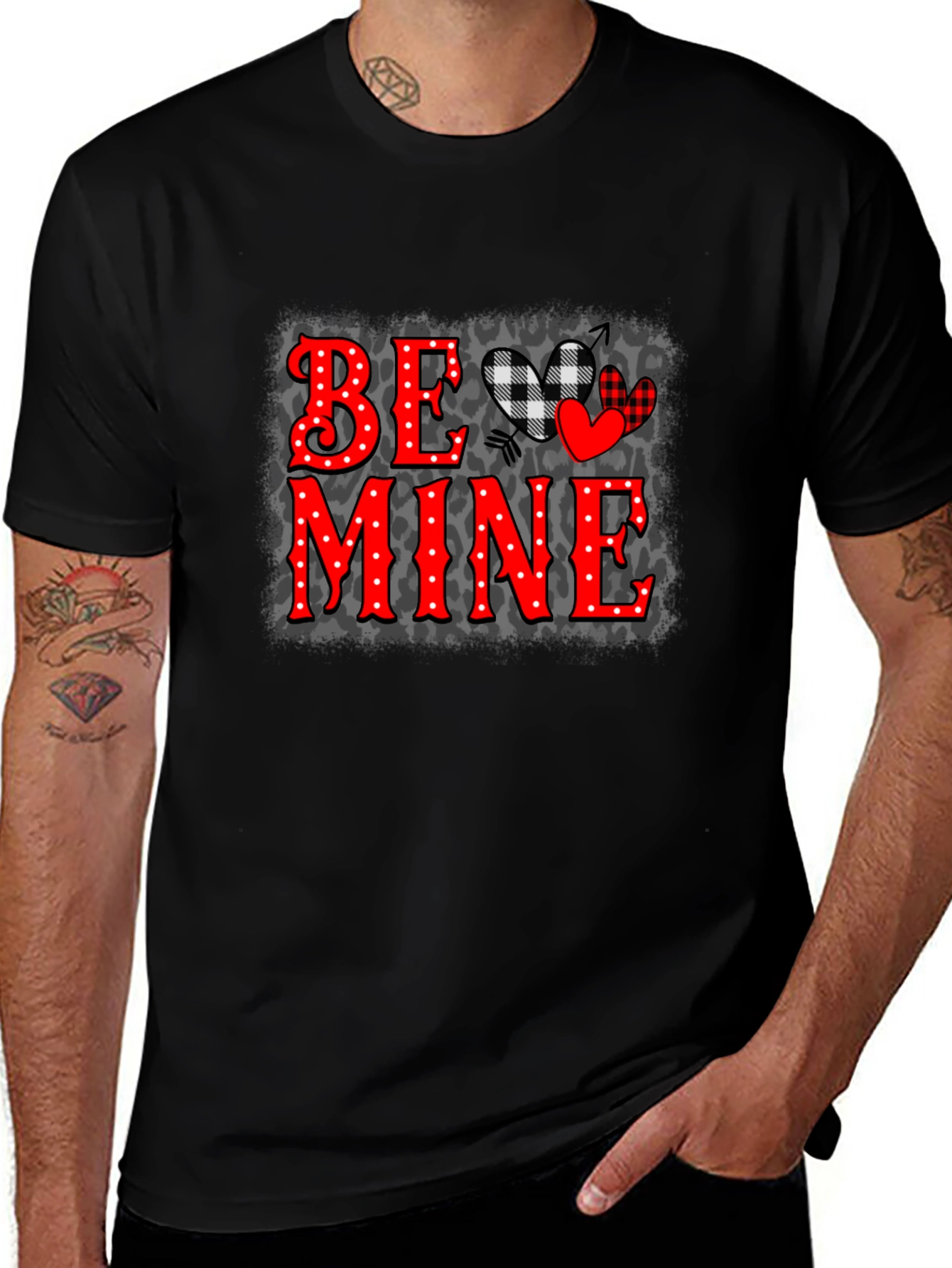 Be Mine Valentines Day Graphic T-Shirt