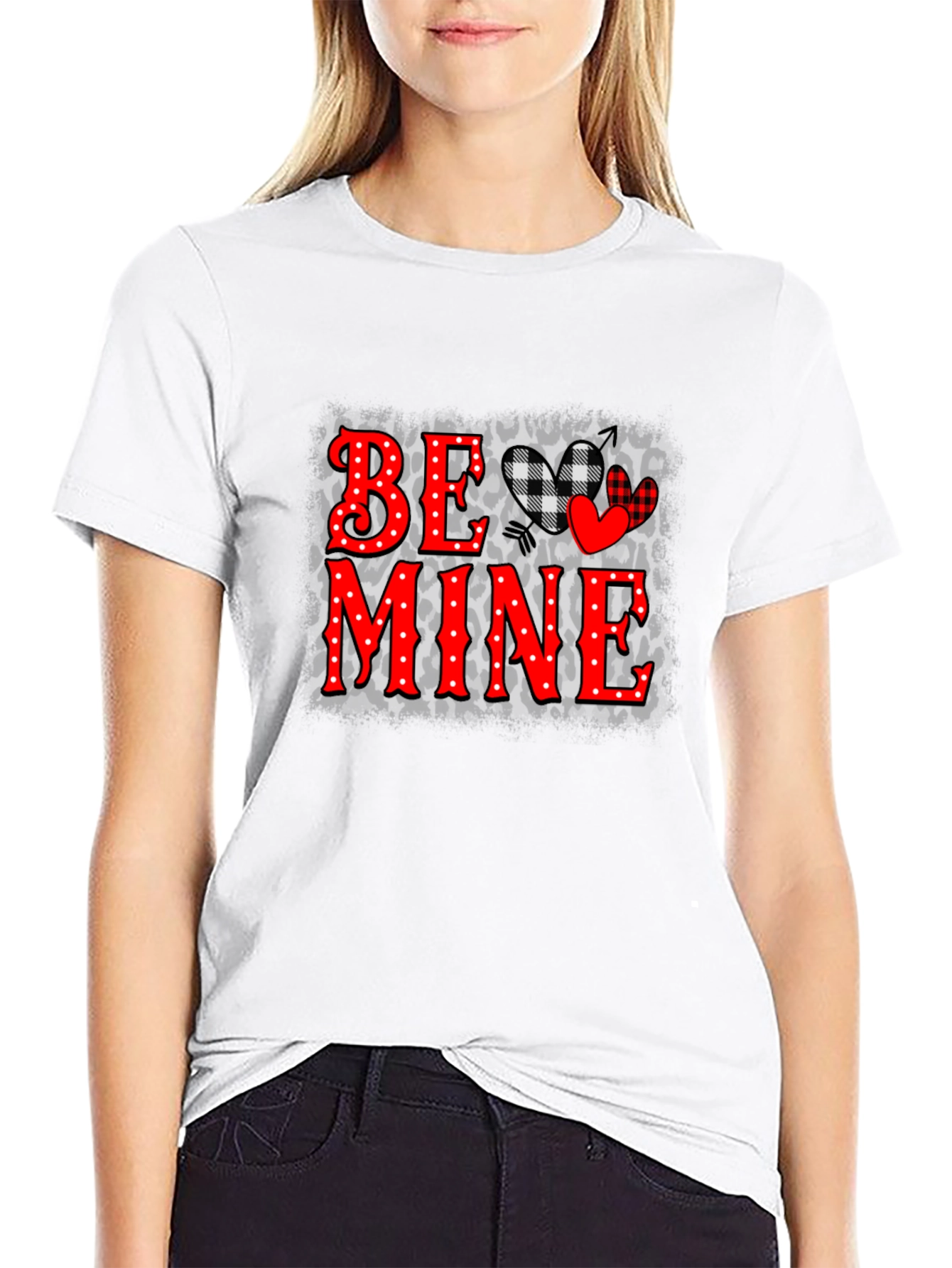 Be Mine Valentines Day Graphic T-Shirt