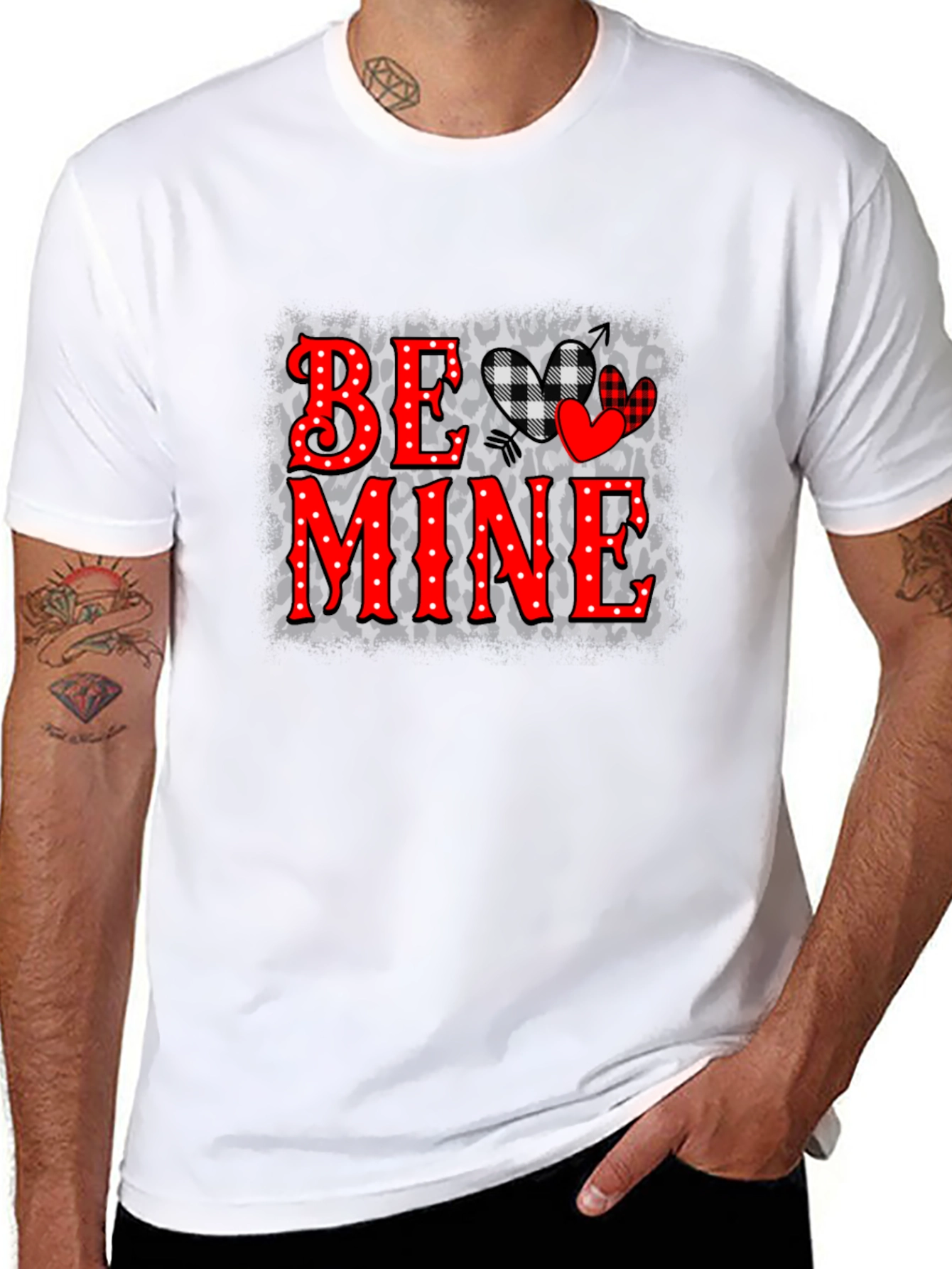 Be Mine Valentines Day Graphic T-Shirt
