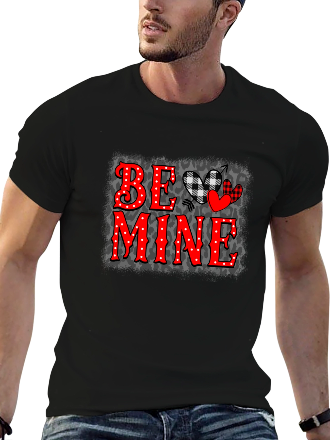 Be Mine Valentines Day Graphic T-Shirt