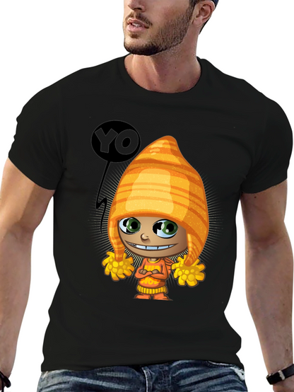 Cartoon Character T-Shirt - Quirky Graphic Tee