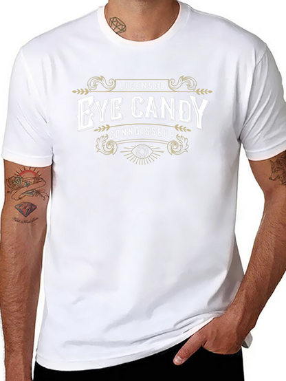 Licensed Eye Candy Connoisseur Black T-Shirt
