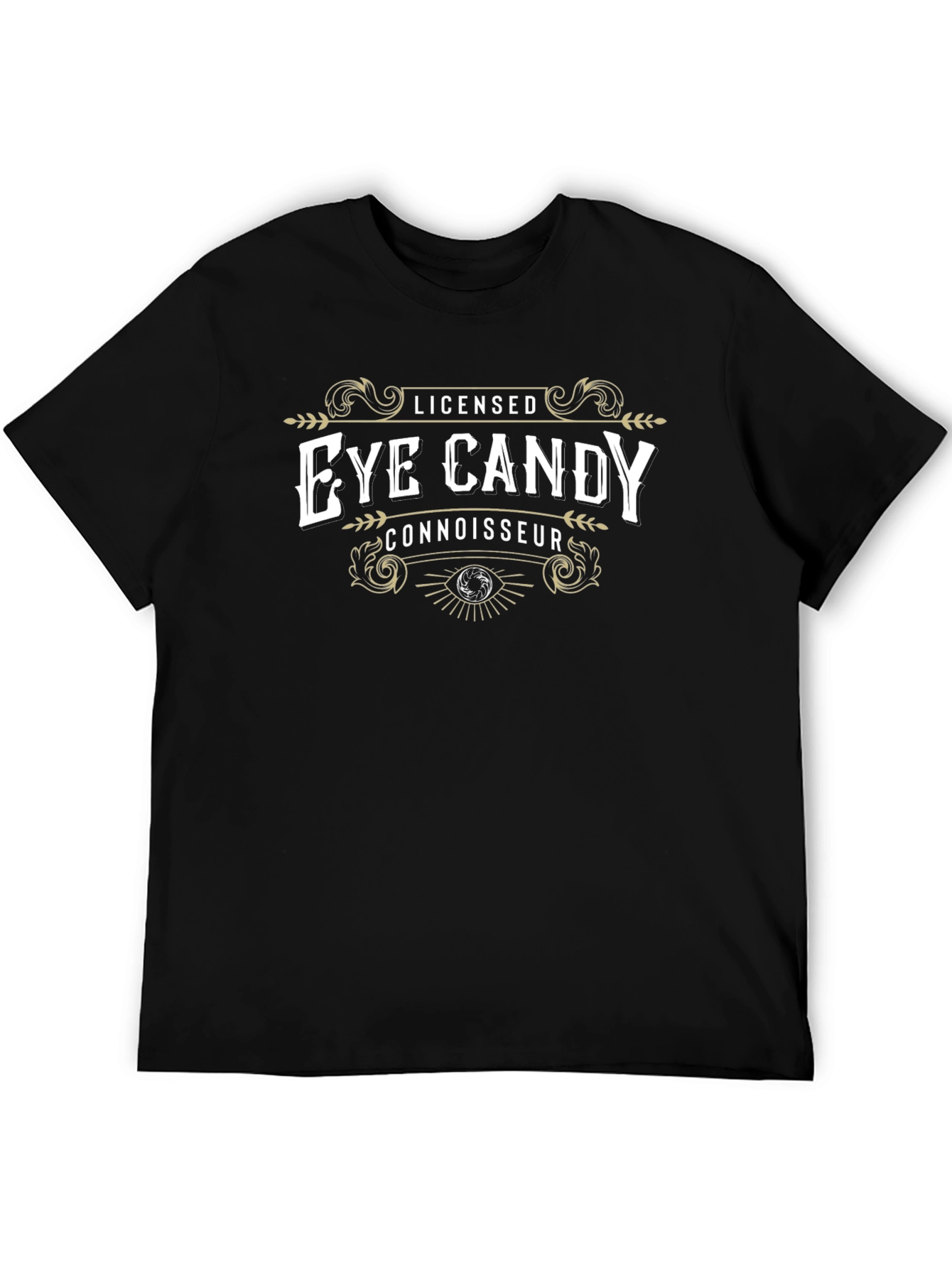Licensed Eye Candy Connoisseur Black T-Shirt