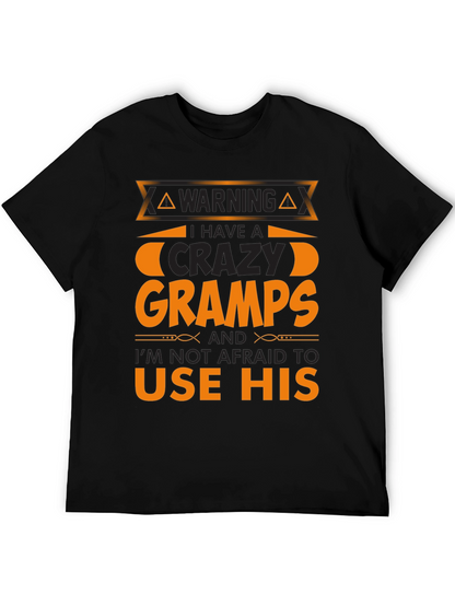 Warning Crazy Gramps T-Shirt