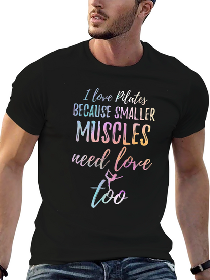 Pilates Lover Graphic T-Shirt - Black