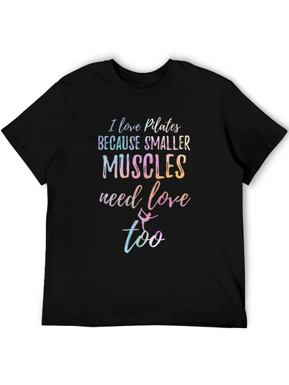 Pilates Lover Graphic T-Shirt - Black