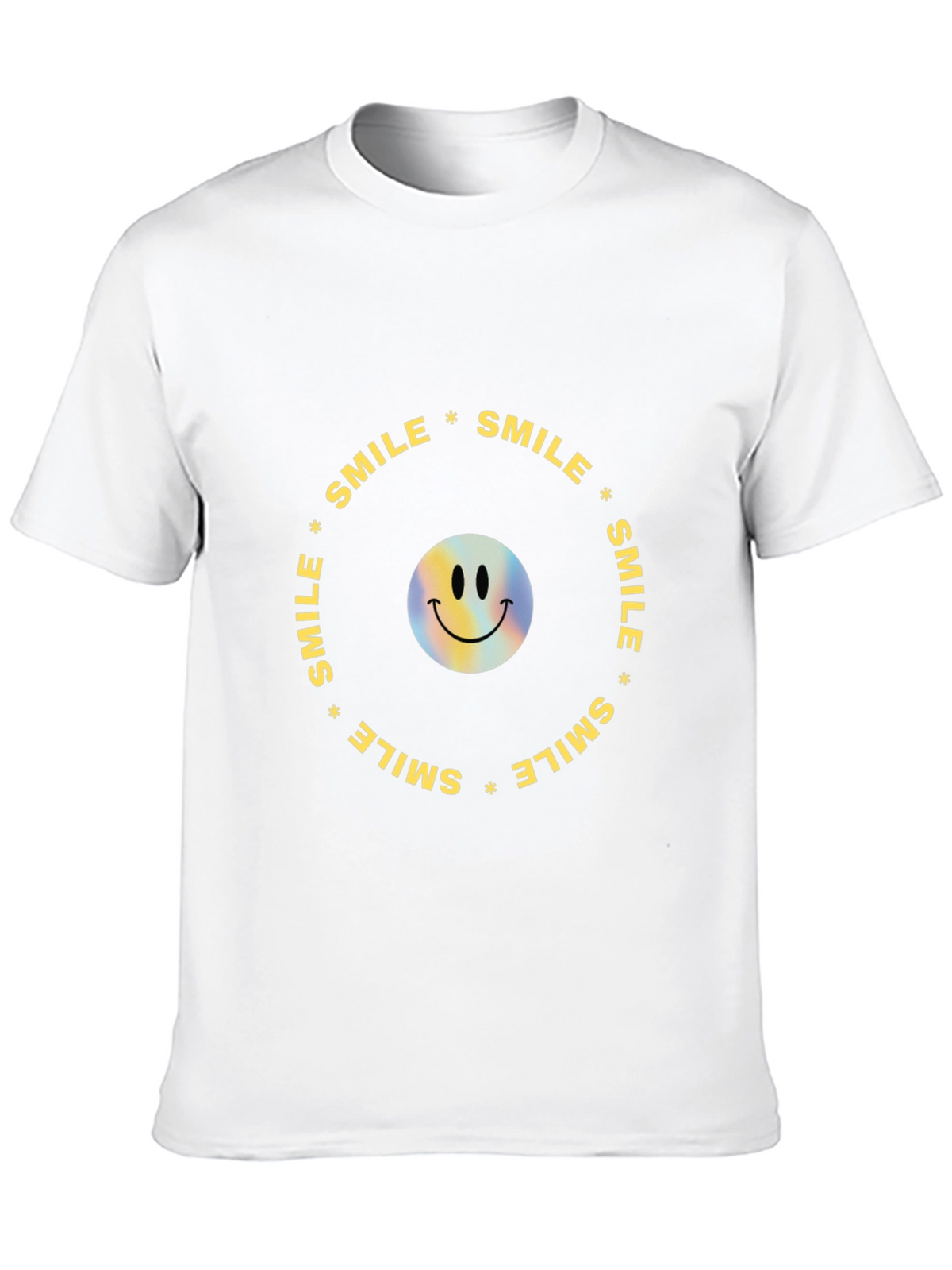 Smile Graphic Black T-Shirt