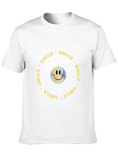Smile Graphic Black T-Shirt
