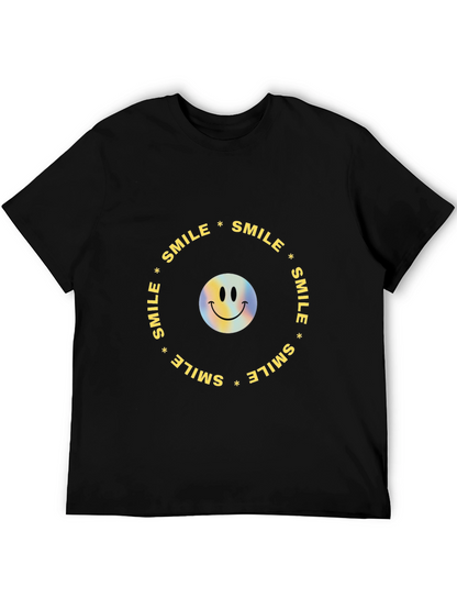 Smile Graphic Black T-Shirt