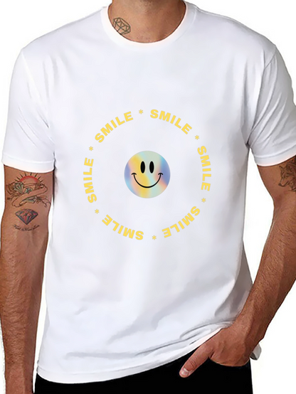 Smile Graphic Black T-Shirt