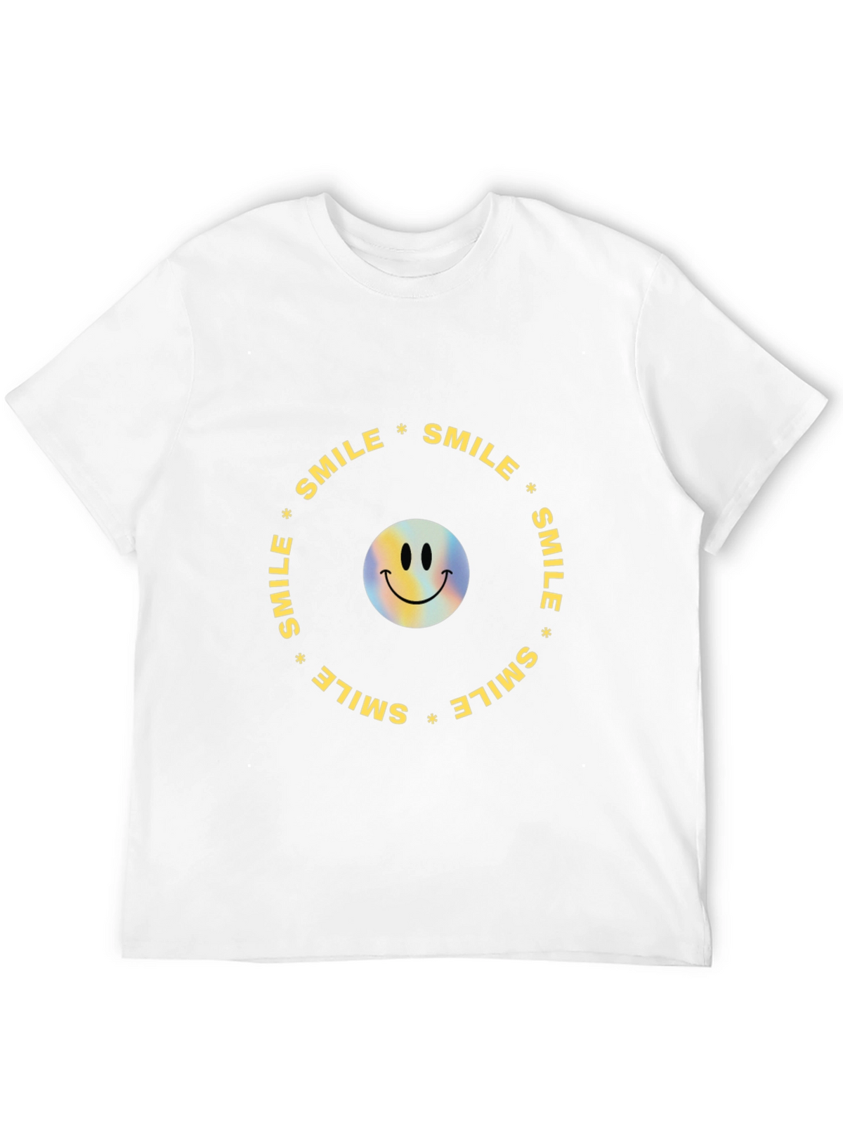 Smile Graphic Black T-Shirt