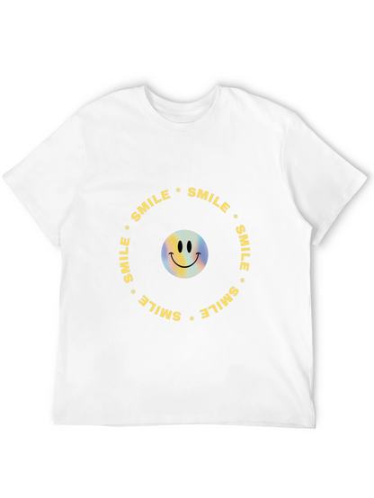 Smile Graphic Black T-Shirt