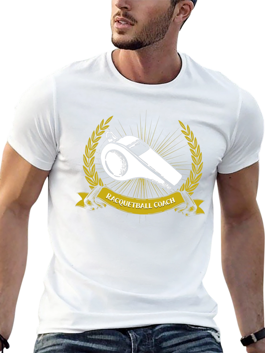 Racquetball Coach Whistle T-Shirt