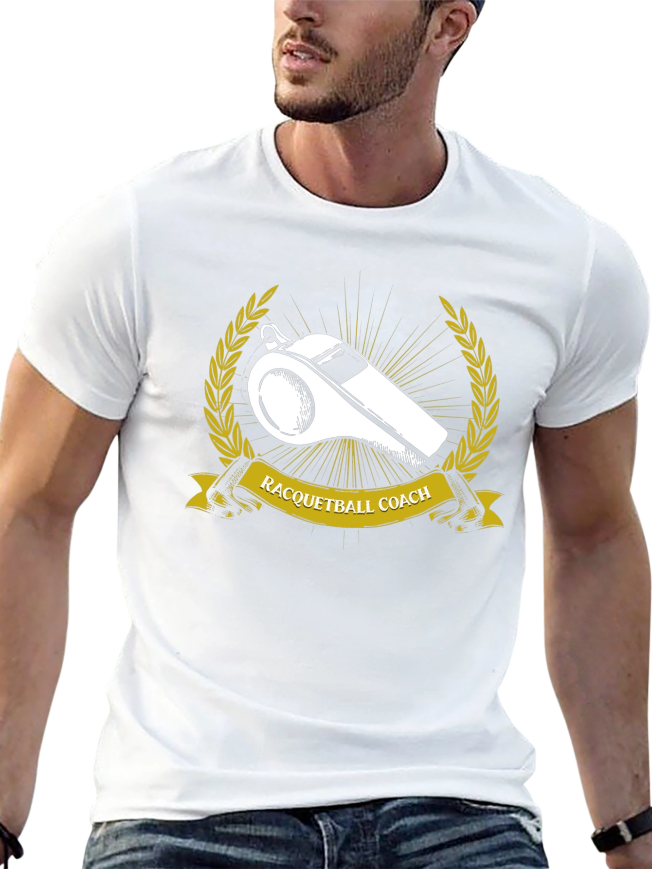 Racquetball Coach Whistle T-Shirt