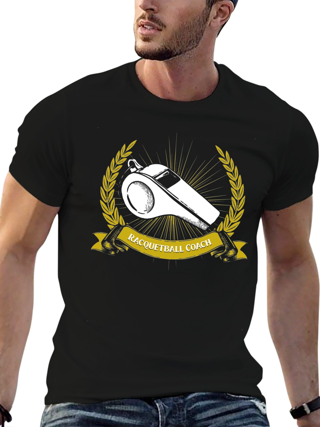 Racquetball Coach Whistle T-Shirt