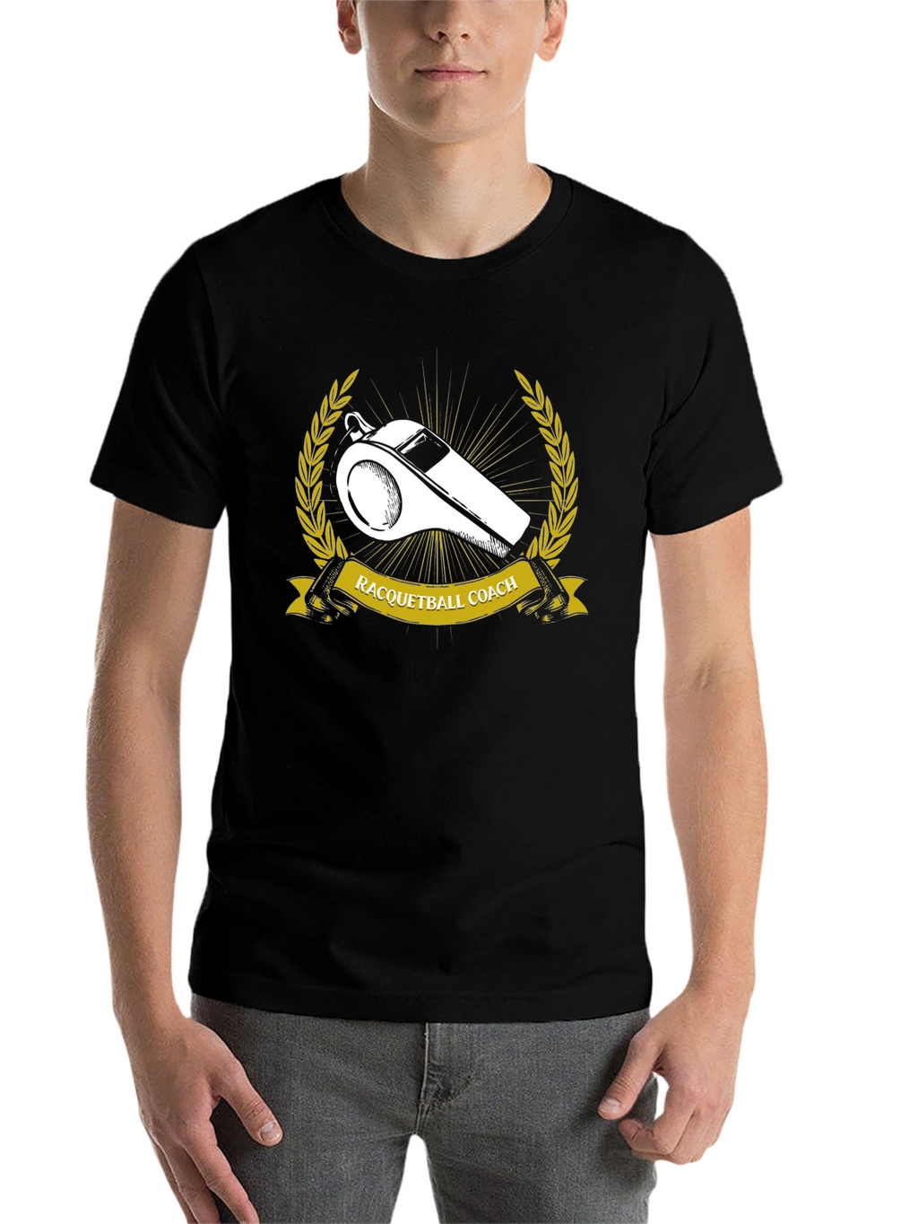 Racquetball Coach Whistle T-Shirt