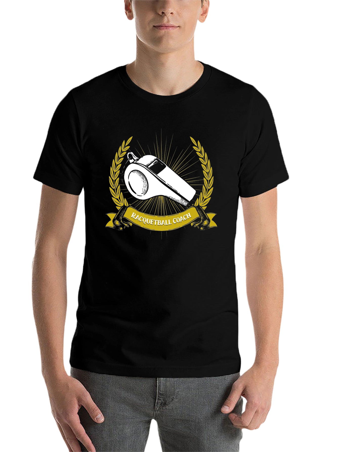 Racquetball Coach Whistle T-Shirt