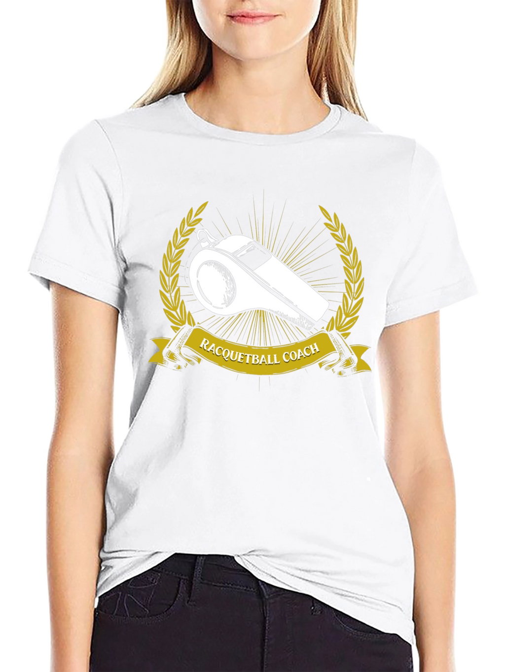 Racquetball Coach Whistle T-Shirt