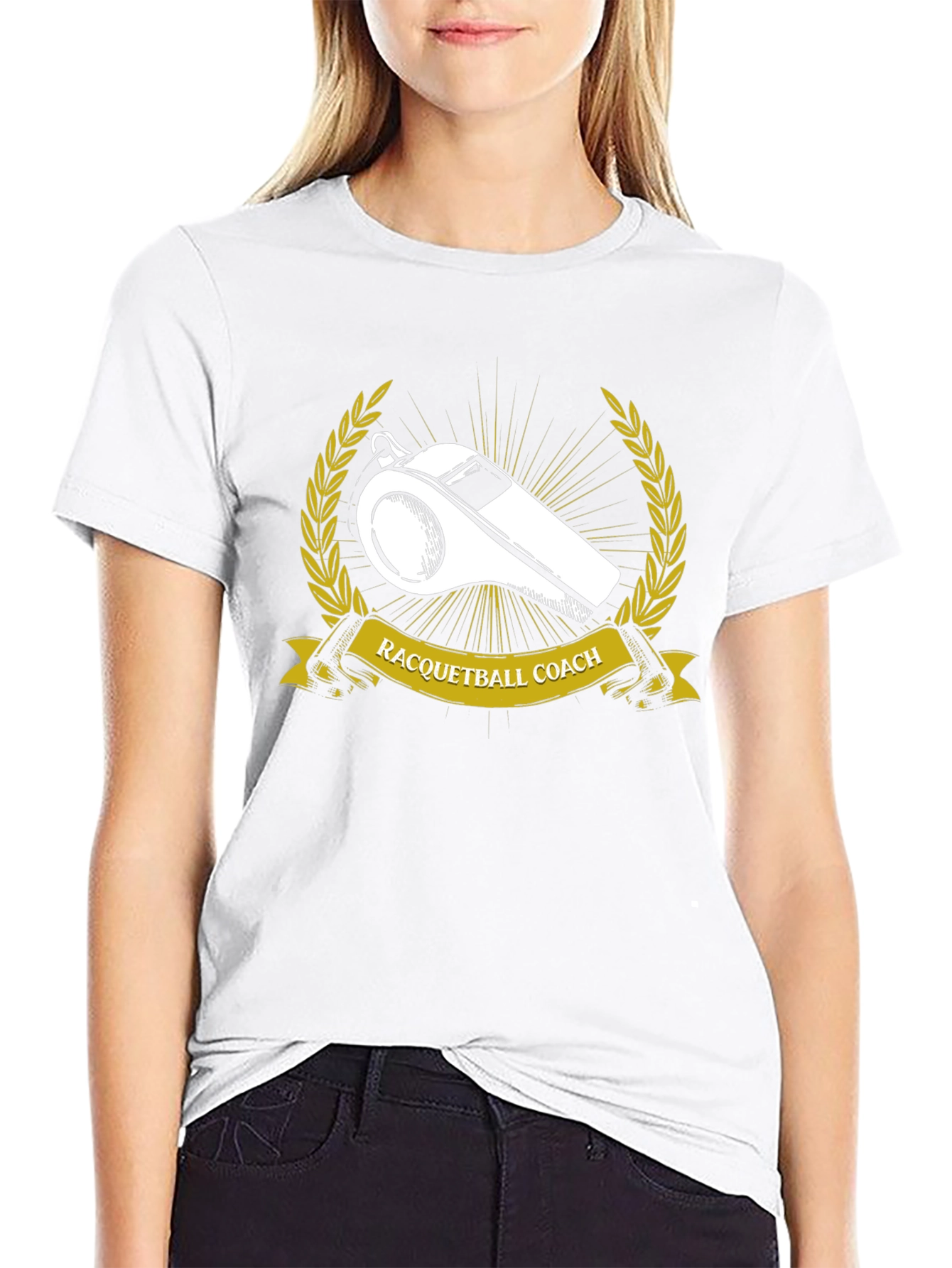 Racquetball Coach Whistle T-Shirt