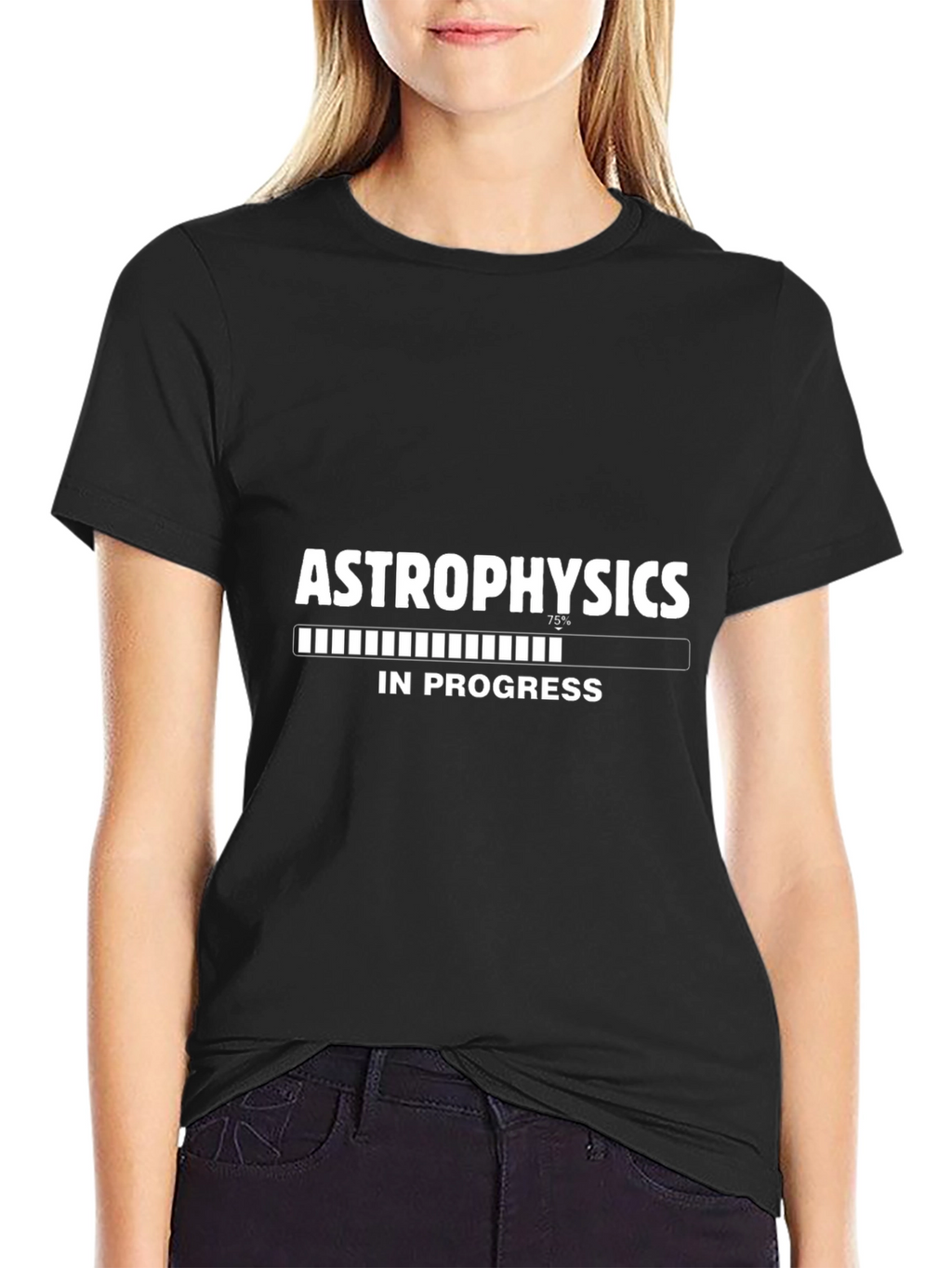 Astrophysics In Progress Black T-Shirt