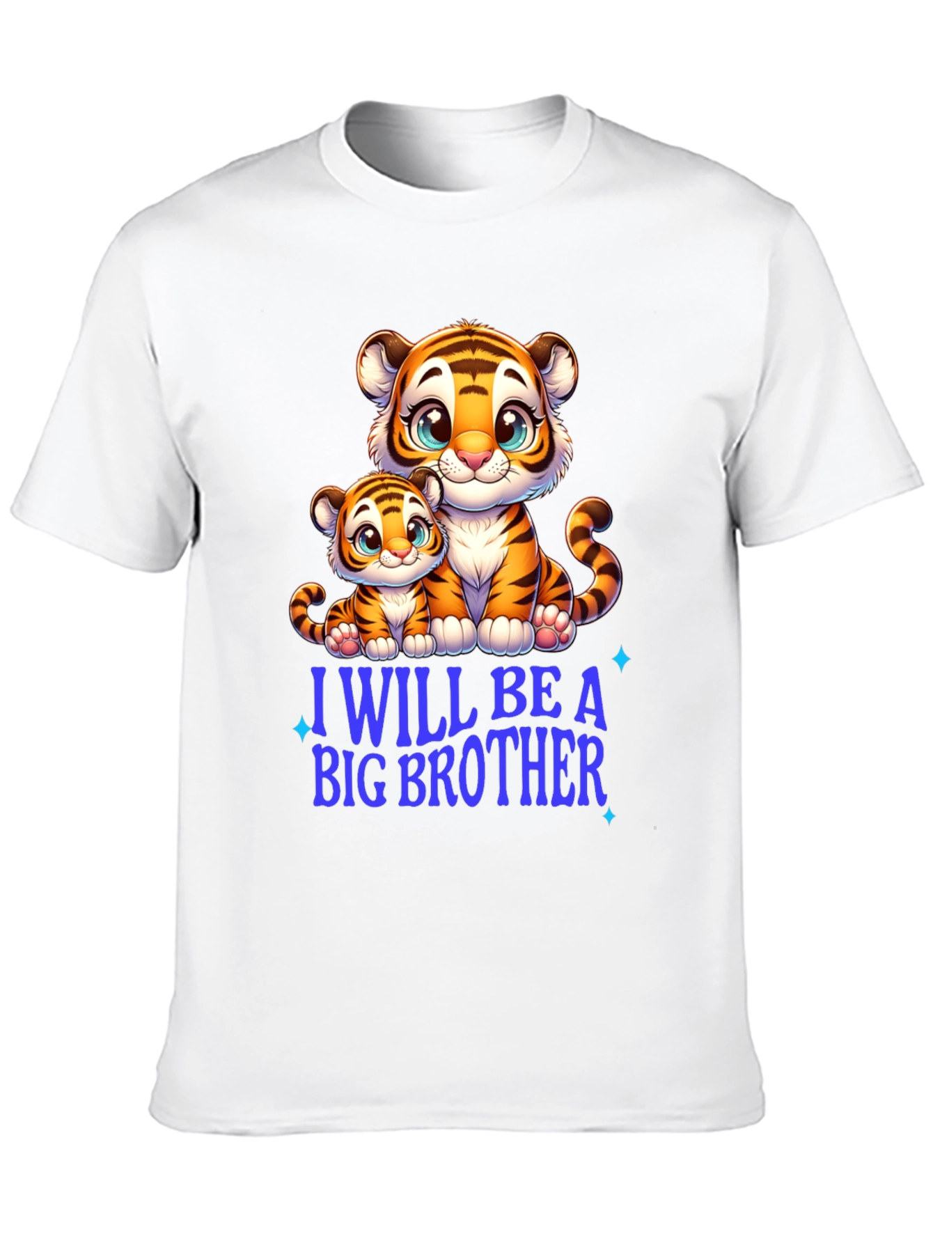 I Will Be A Big Brother Tiger Tee