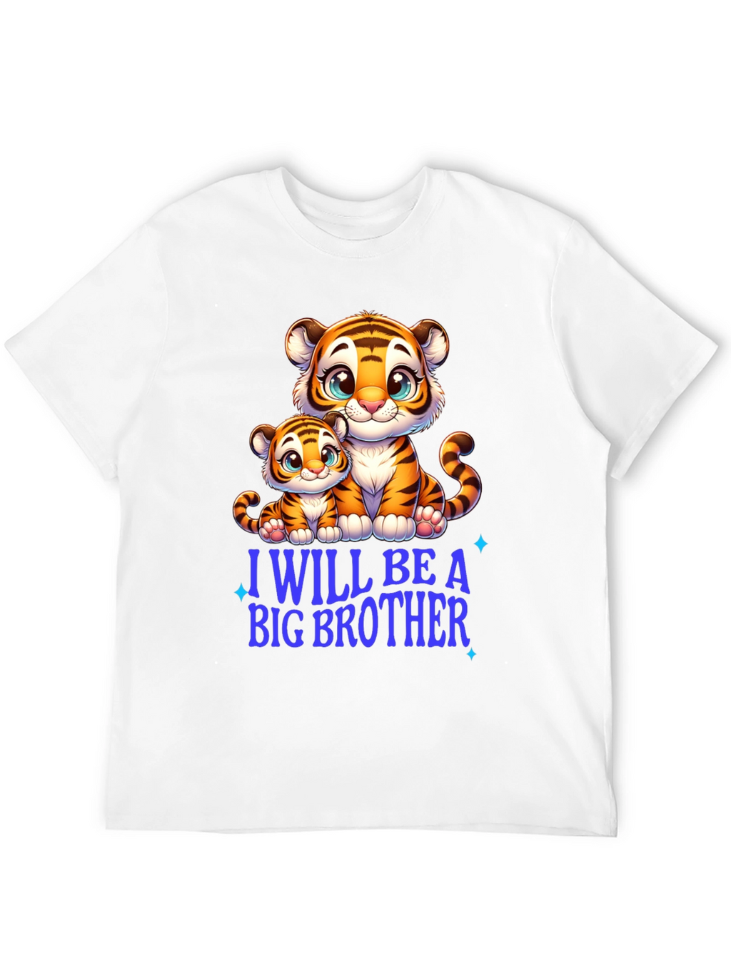 I Will Be A Big Brother Tiger Tee