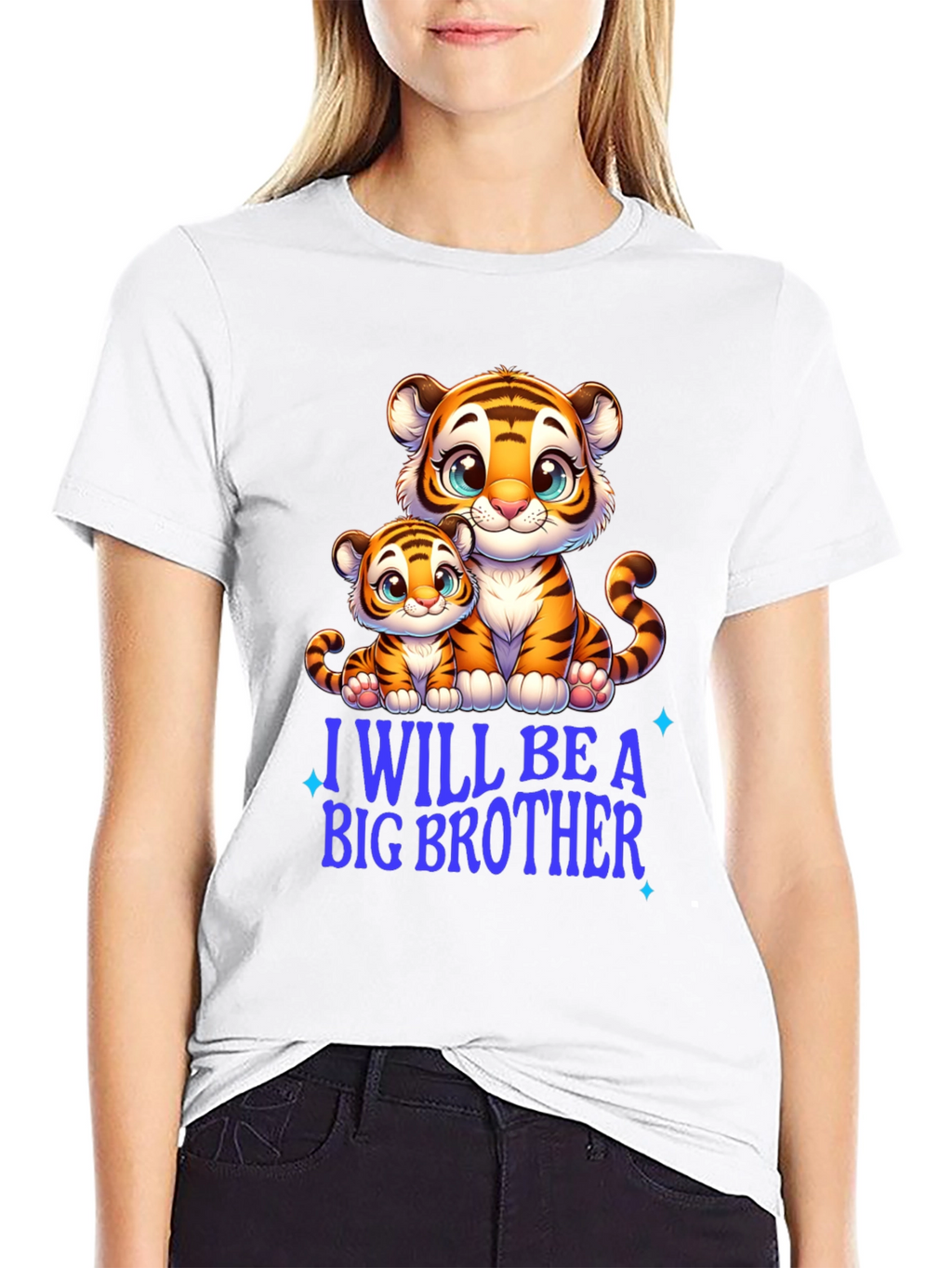 I Will Be A Big Brother Tiger Tee