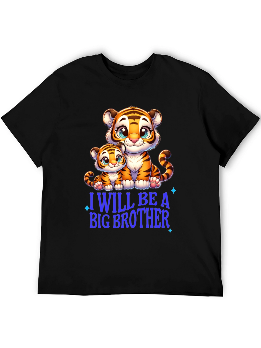 I Will Be A Big Brother Tiger Tee