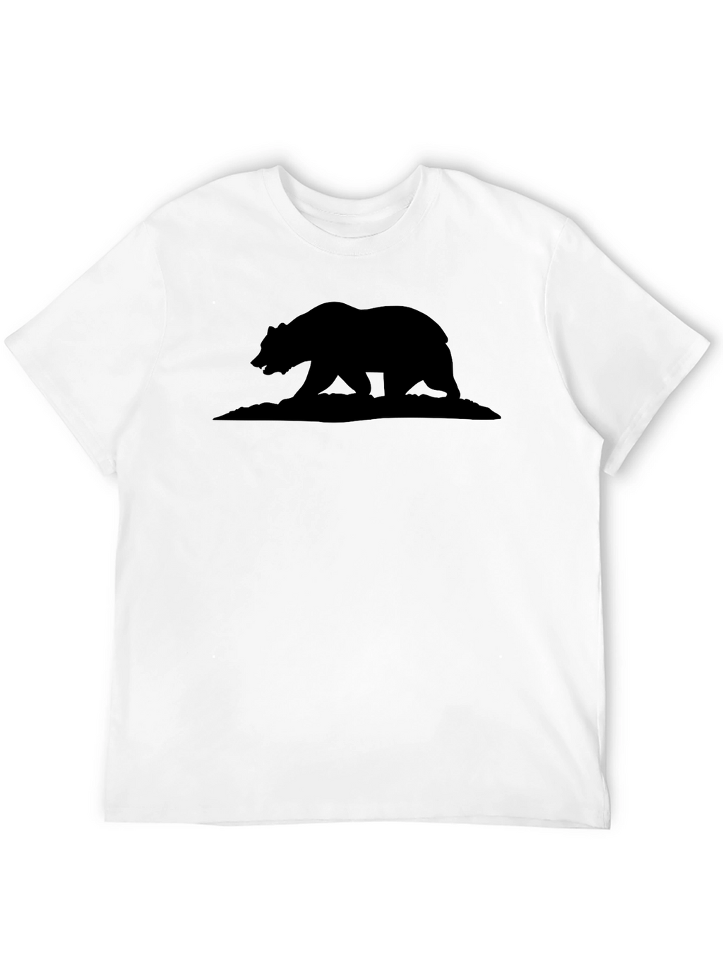 California Bear Silhouette Graphic T-Shirt