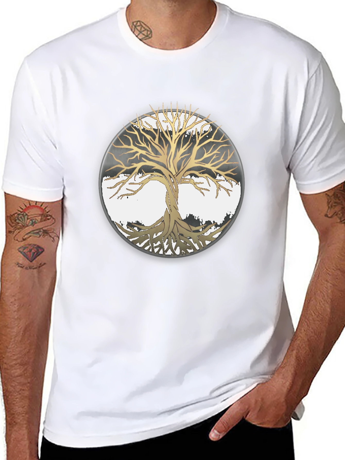 Tree of Life Graphic T-Shirt - Modern Style