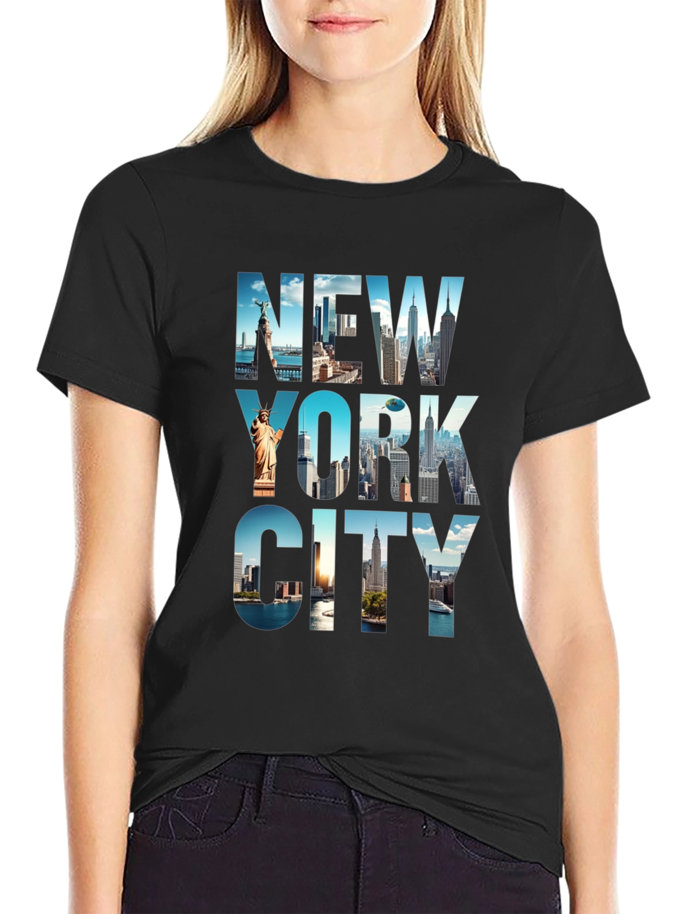 New York City Skyline Graphic Tee