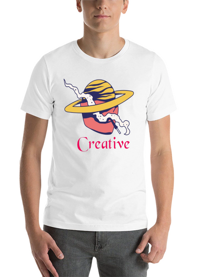 Creative Graphic T-Shirt - Stylish Planet Design
