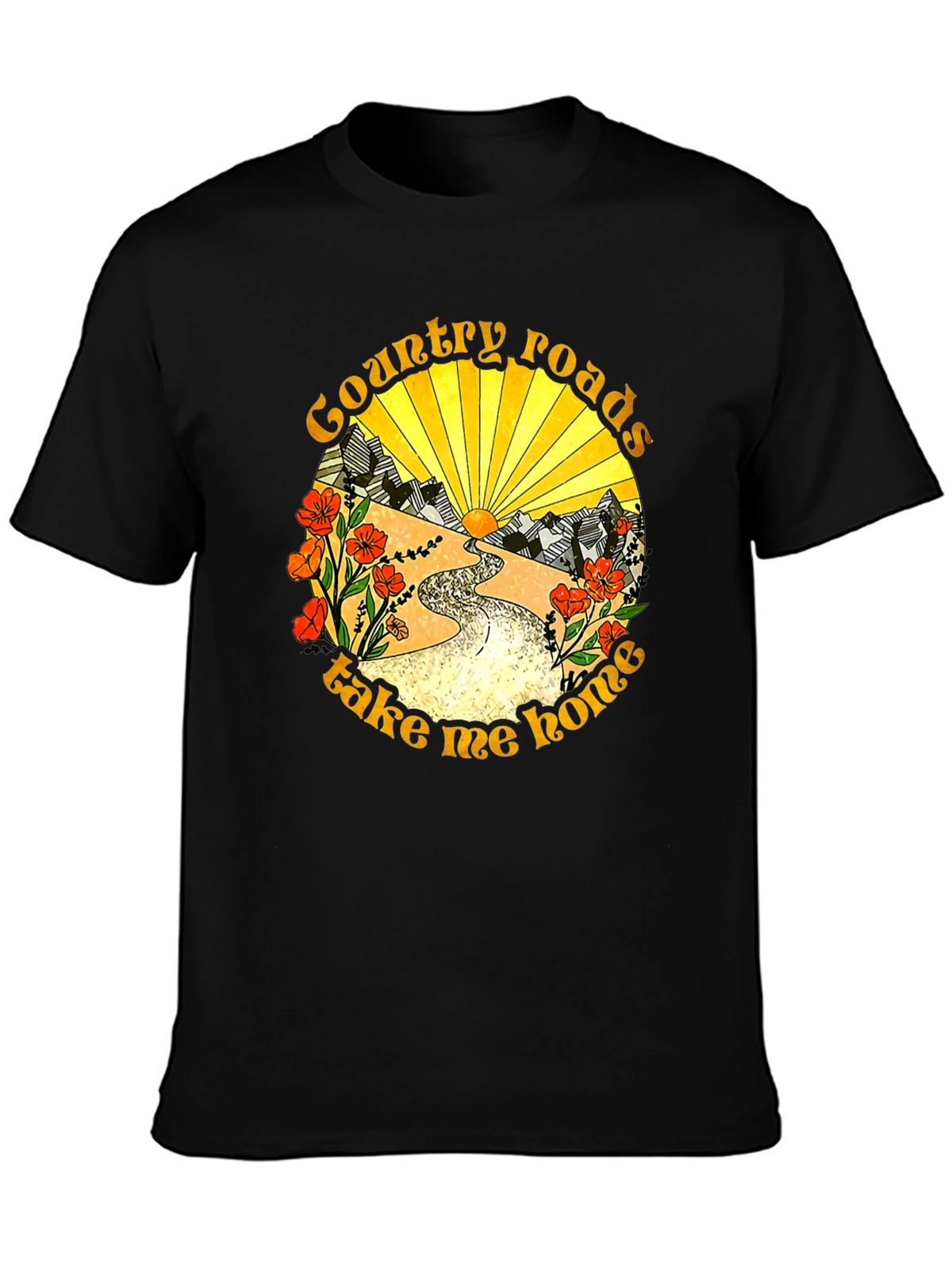 Country Roads Graphic Tee - Take Me Home