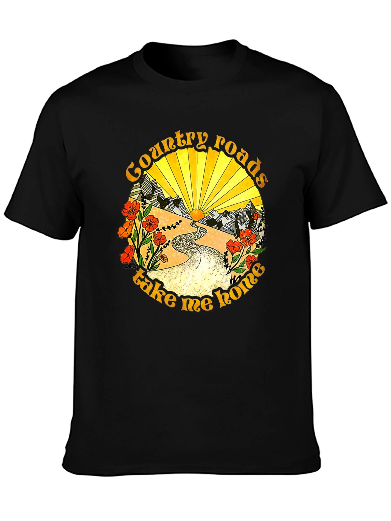 Country Roads Graphic Tee - Take Me Home