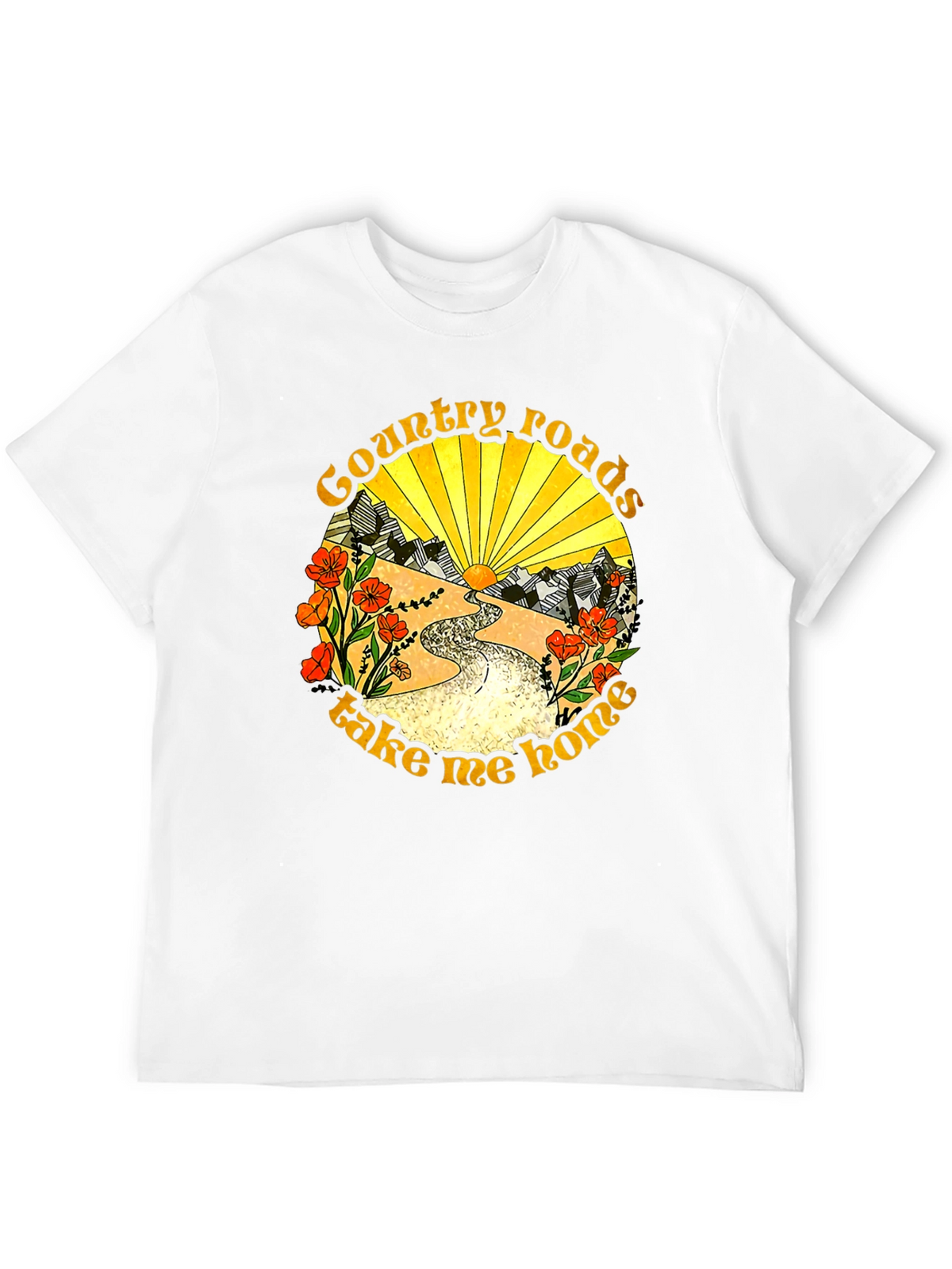 Country Roads Graphic Tee - Take Me Home