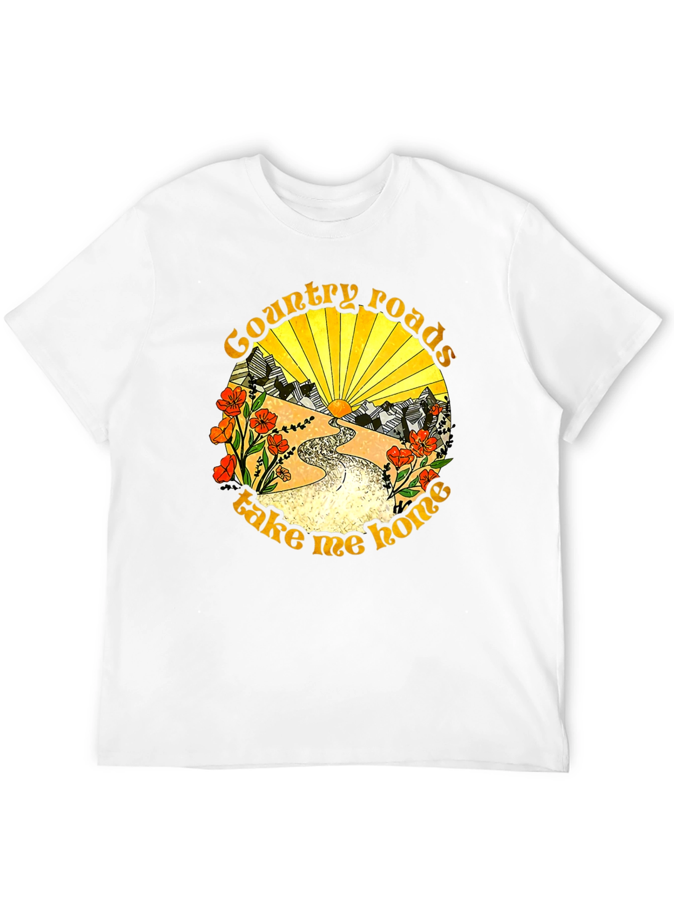 Country Roads Graphic Tee - Take Me Home