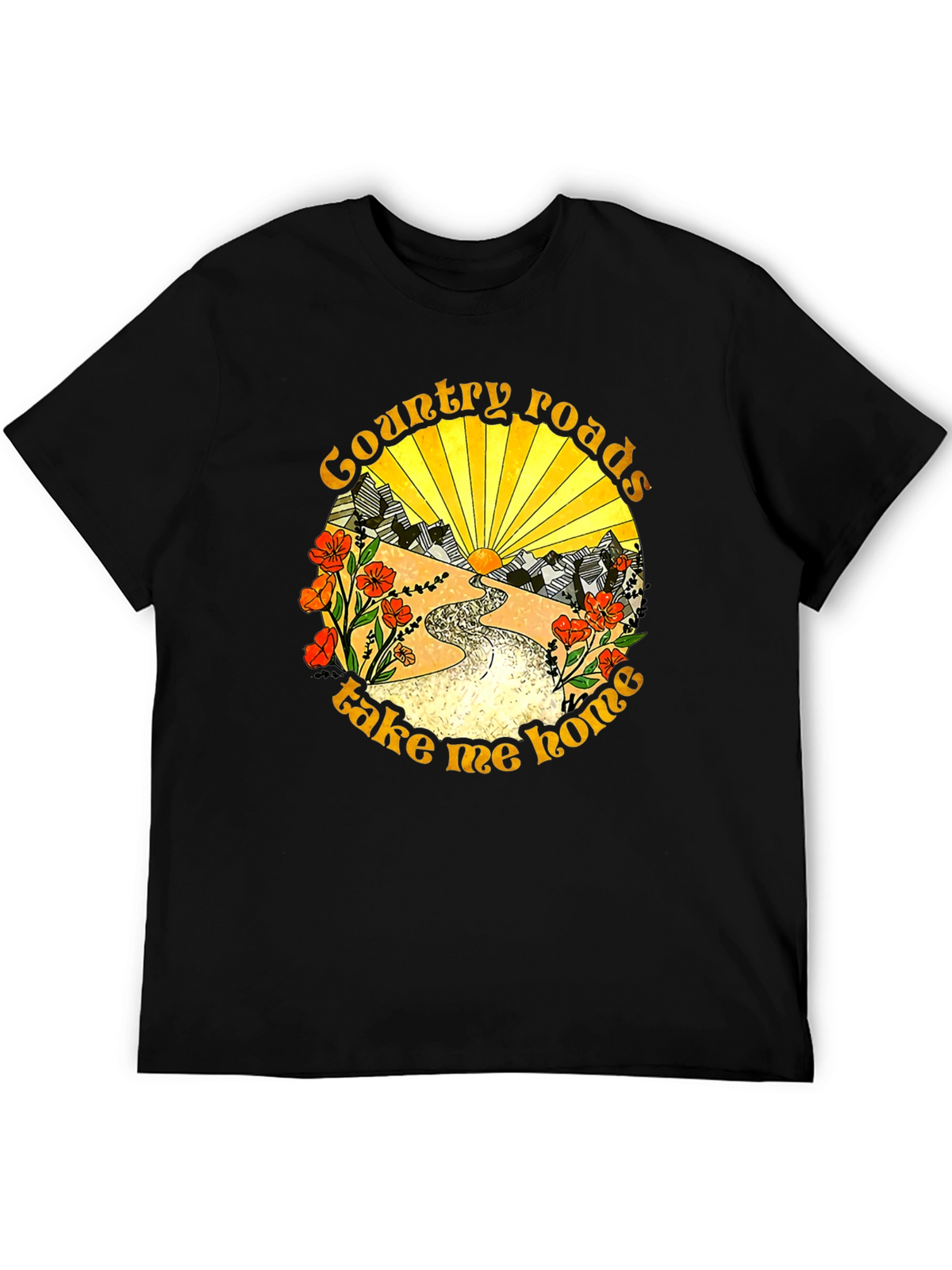 Country Roads Graphic Tee - Take Me Home