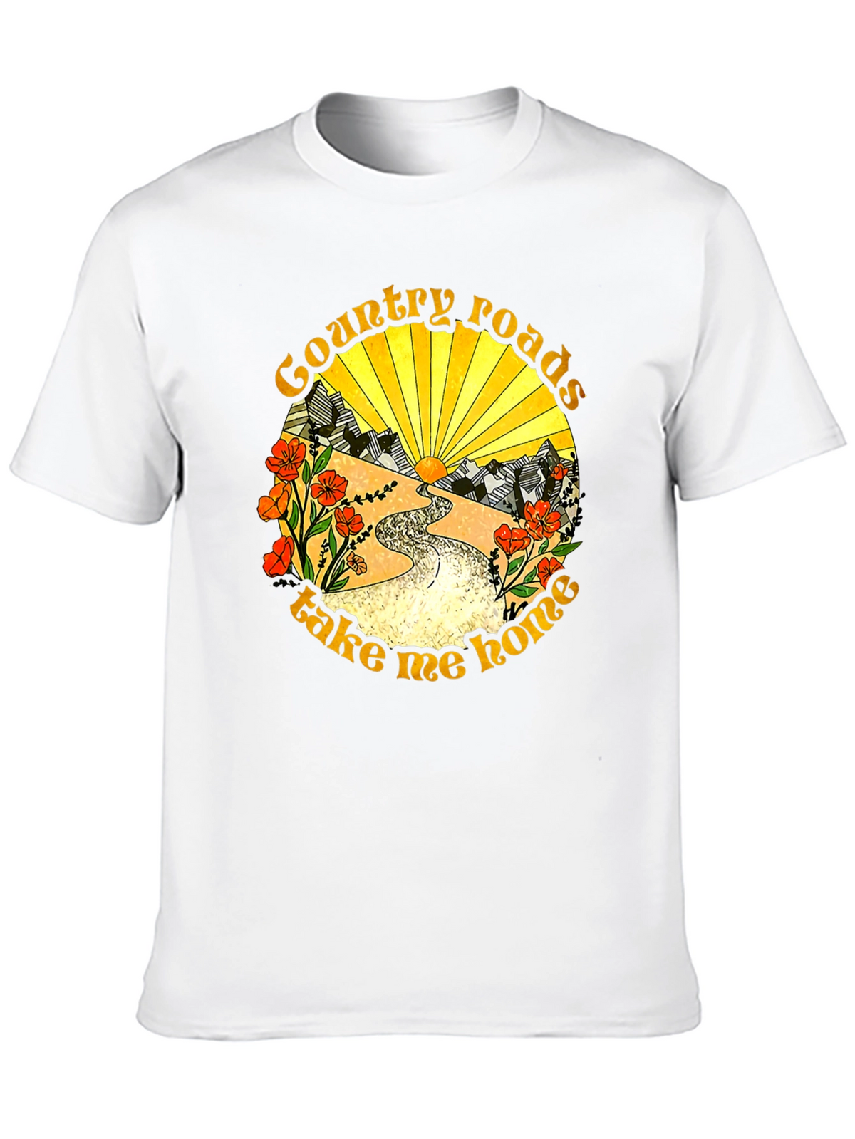 Country Roads Graphic Tee - Take Me Home
