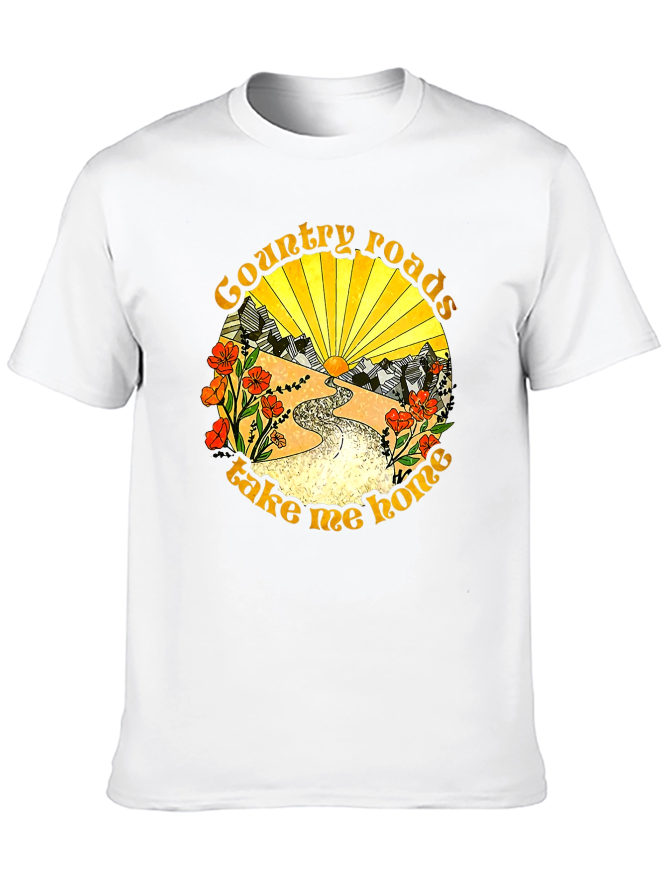 Country Roads Graphic Tee - Take Me Home